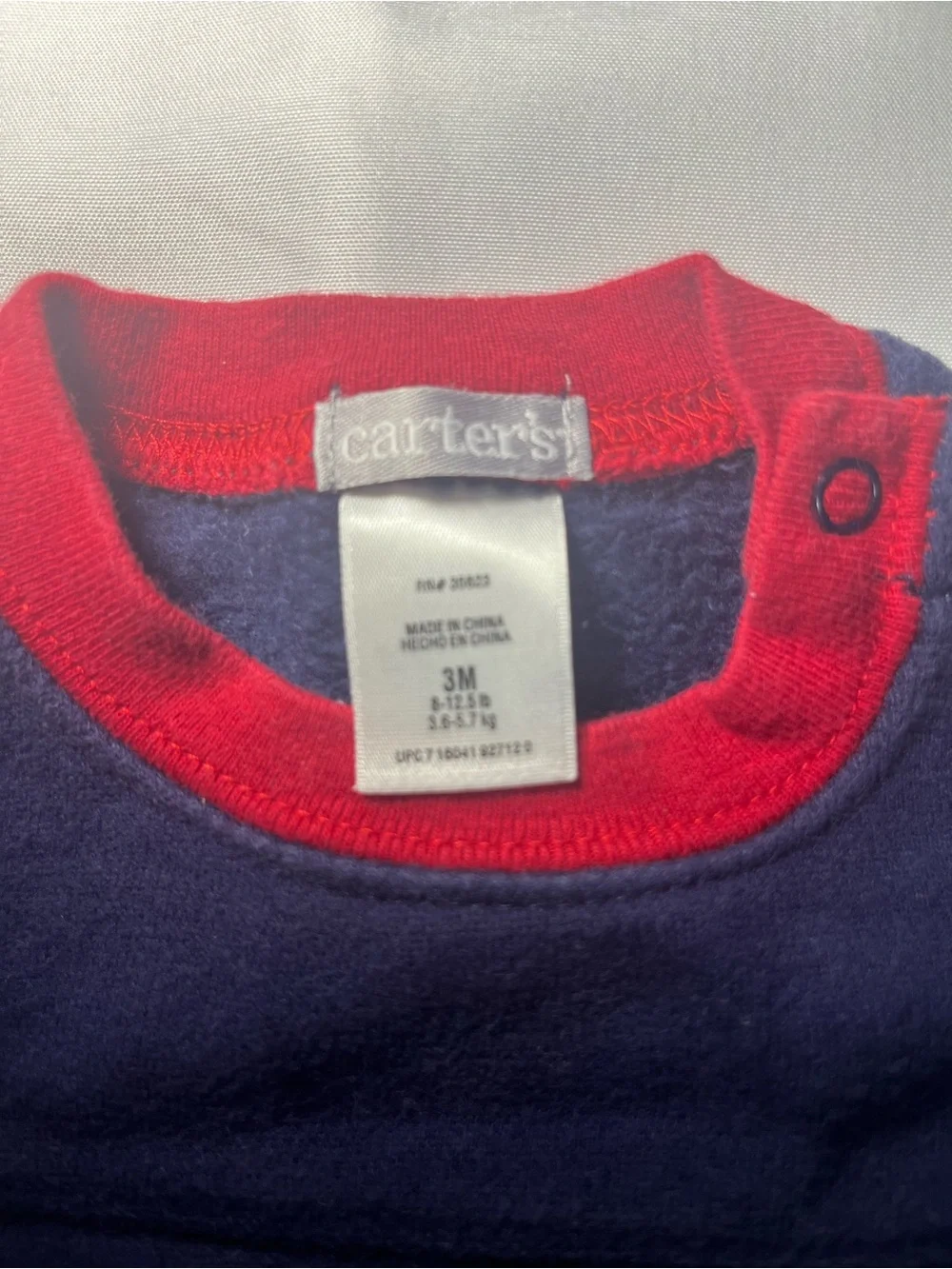 Vintage Carter’s Baby Romper 3M Blue Red Dinosaur Car Basketball Long Sleeve